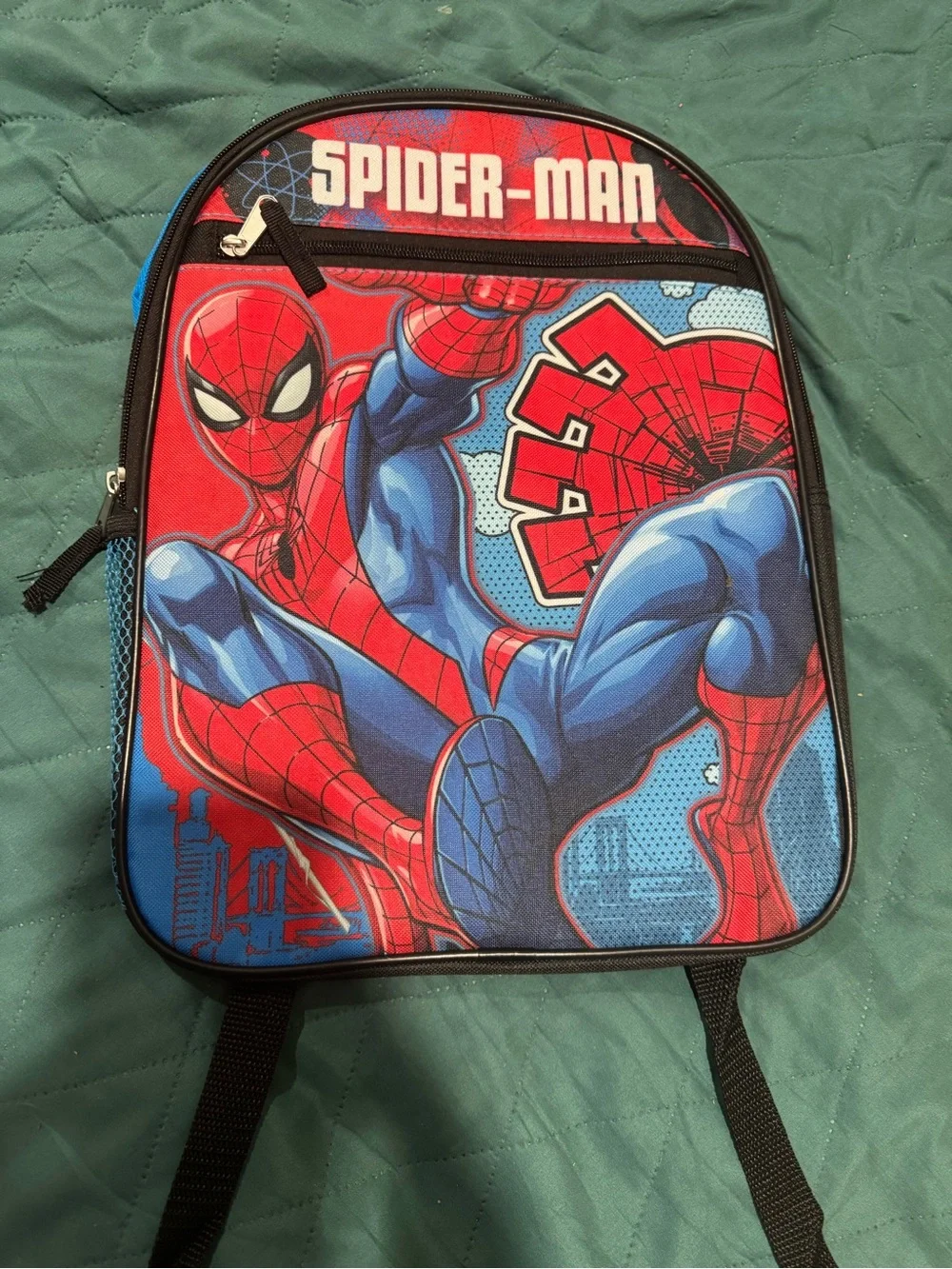 Spiderman Red and Blue Graphic Backpack for kids back to school
